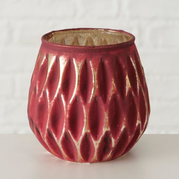 Windlicht Yamuna 9cm rot Variante 2