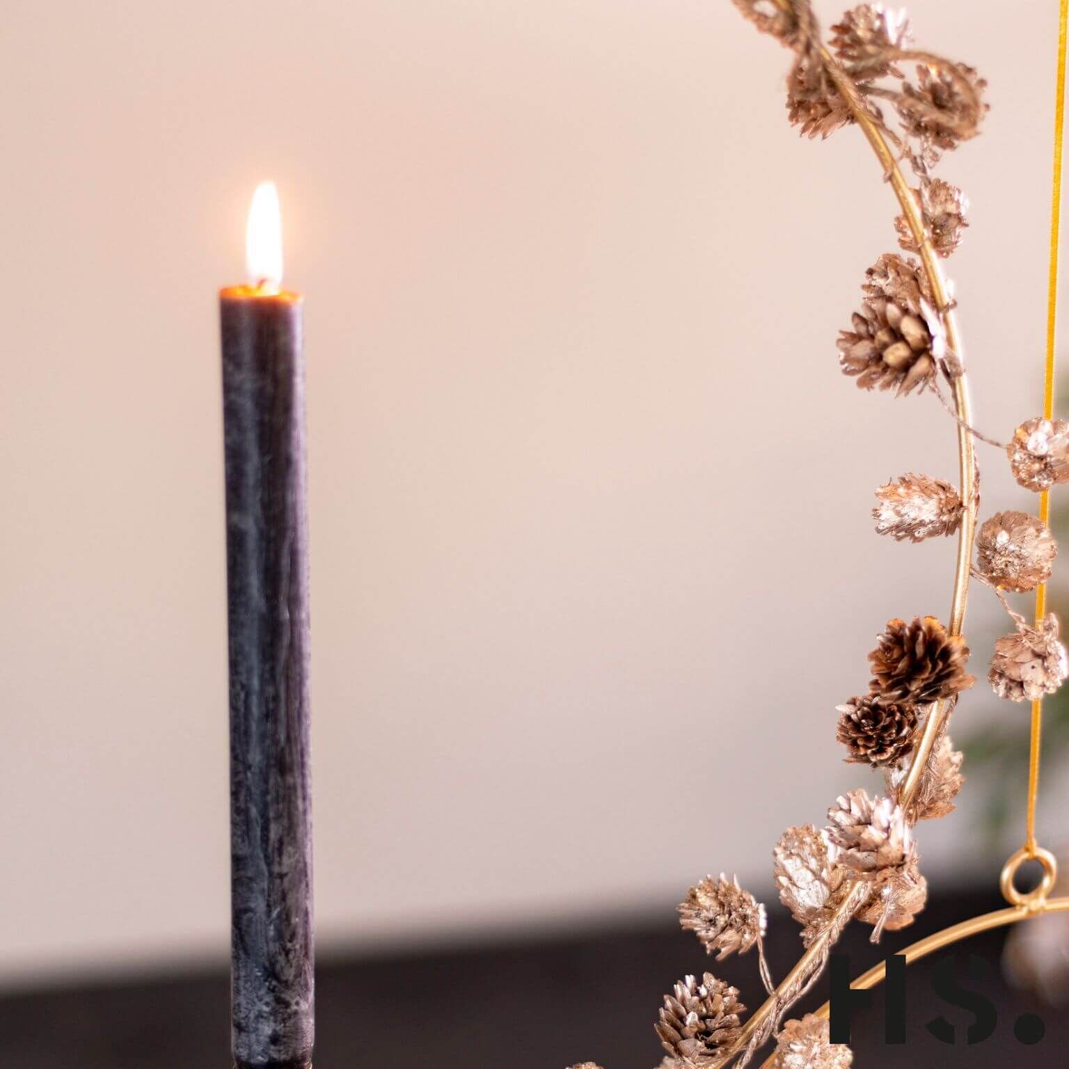 lCQskyag Candle Ring Grue S Kerzenhalter