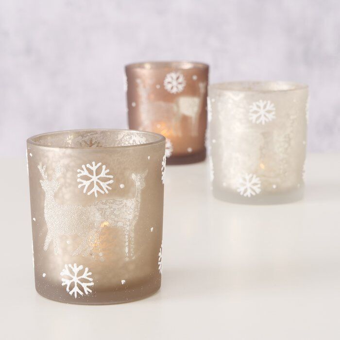 Windlicht Merivo 9cm creme