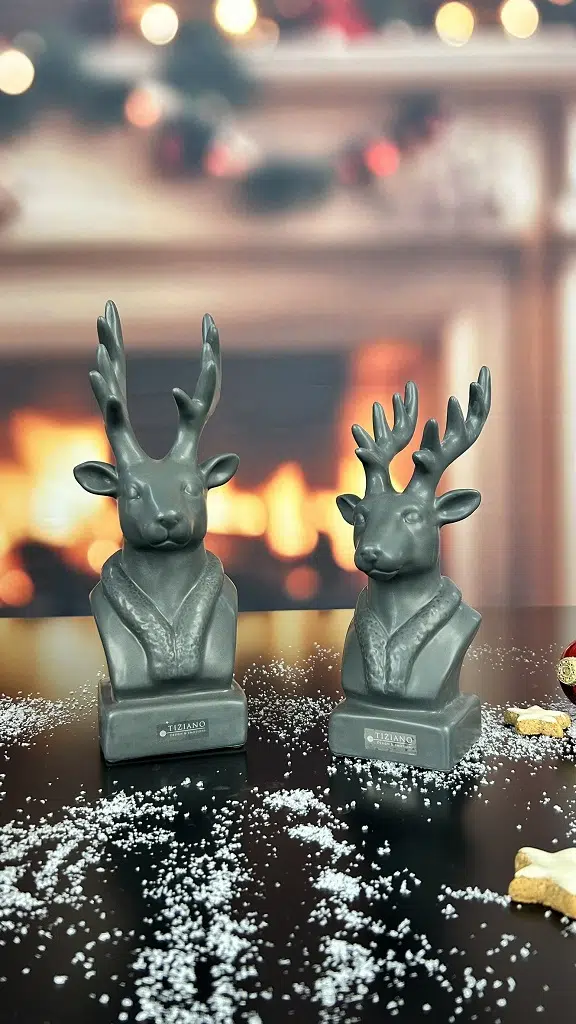 Hirschkopf Robin 24cm anthrazit