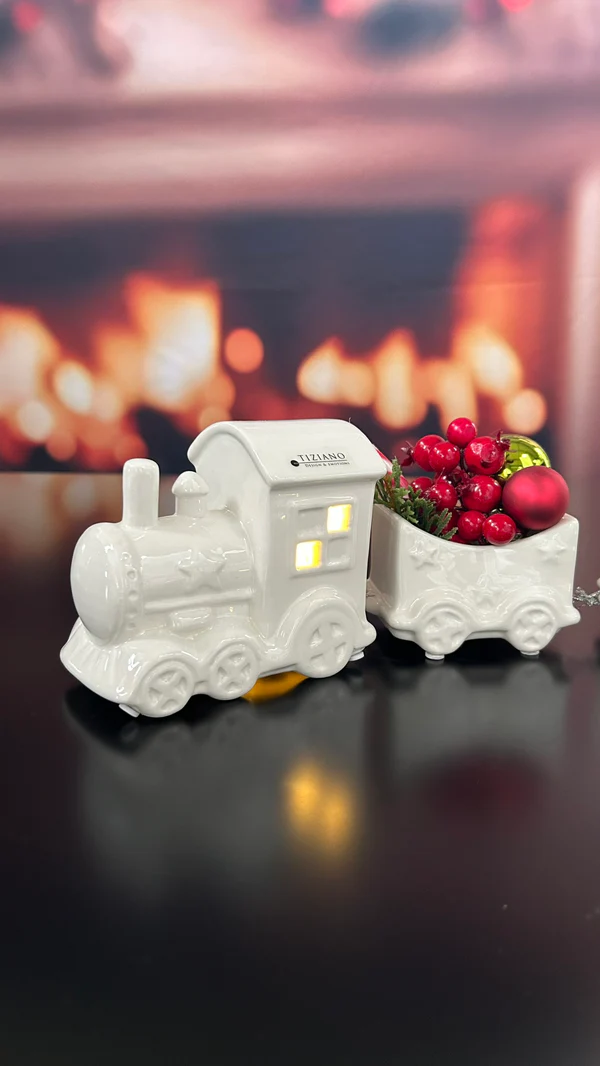 Deko Zug Lukas 2tlg LED cremeweiß Deko Zug Lukas 2tlg LED cremeweiß