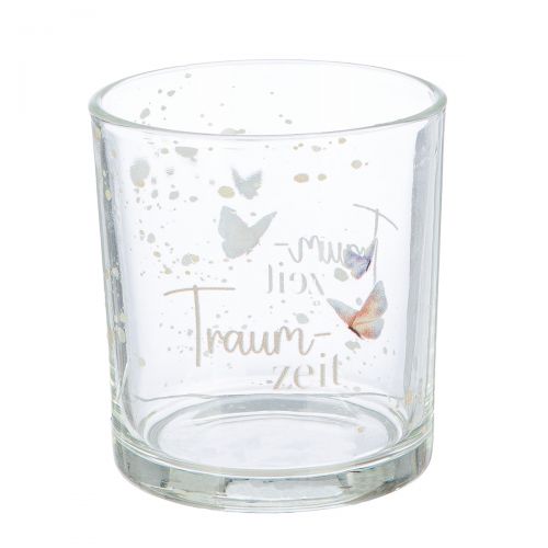 Windlicht Schmetterlingstanz 8cm Variante 1 Krug, Glas, Tasse, Töpferei