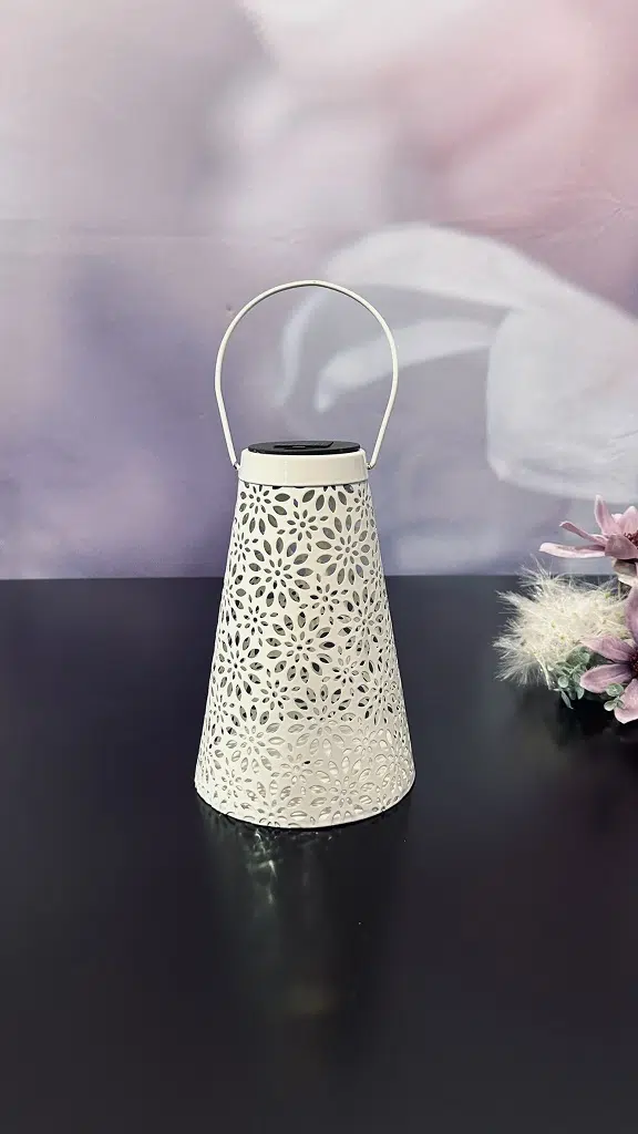 Solar Lampe Fiori LED 20,5cm creme Solar Lampe Fiori LED 20,5cm creme