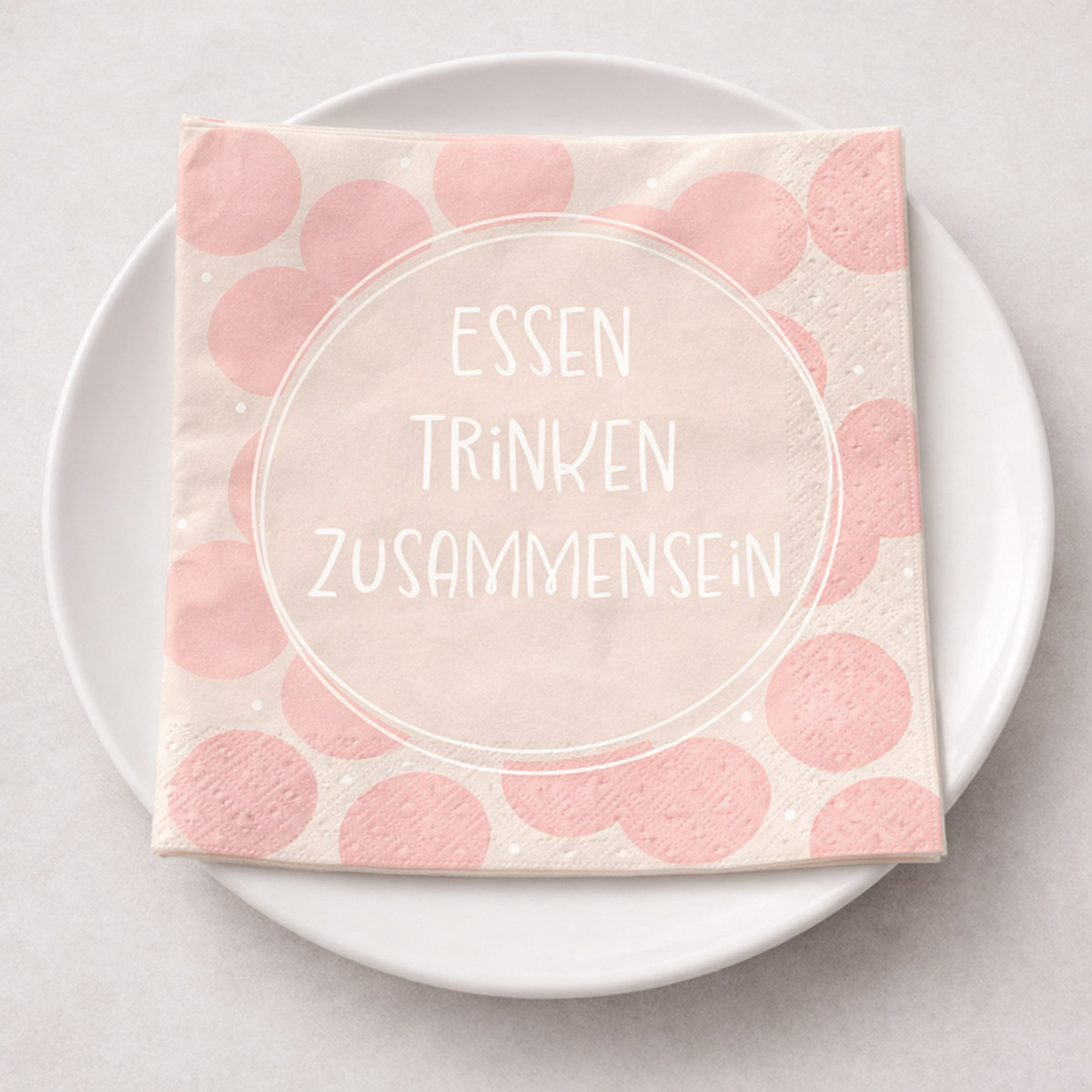 Serviette Essen Trinken Zusammensein