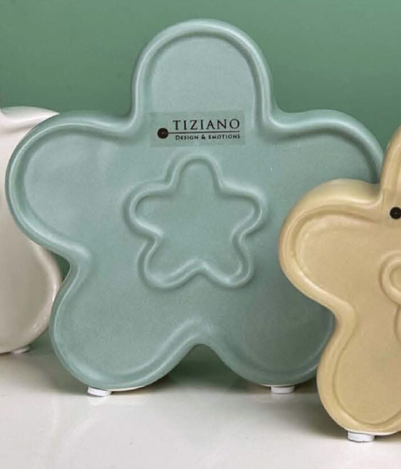 Vittoria2 Dekoblume Vittoria 9cm Laguna