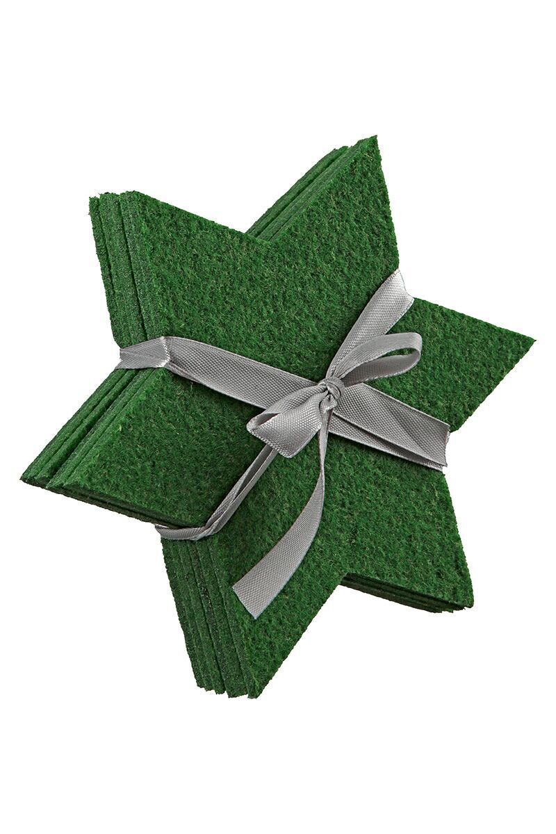 Untersetzer Stern grün 6 Stück Untersetzer Stern grün 6 Stück