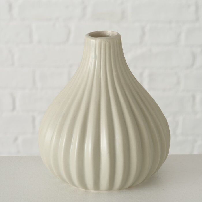 Einzelbild-MdeH-Ui-large Vase Wilma 14cm beige Keramik