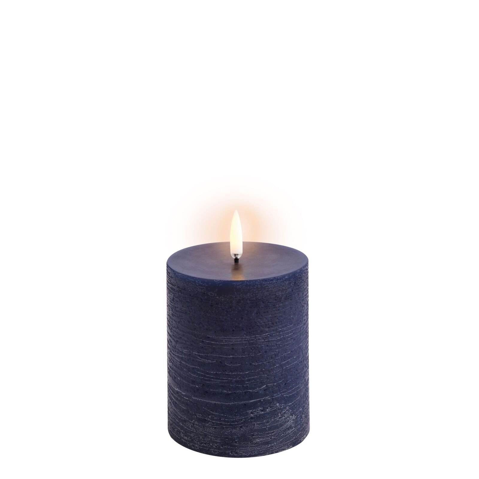 Uyuni-UL-PI-DB78010-Coloured-Pillar-Candles-large Uyuni LED Stumpenkerze 7,8x10cm rustic dark blue