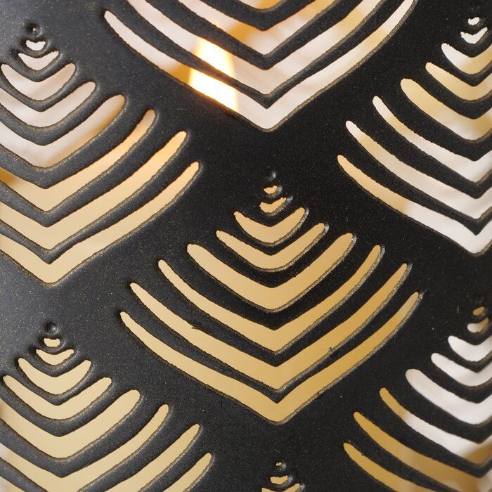 Detailbild-blpGruW-large Windlicht Swaltje 14cm schwarz