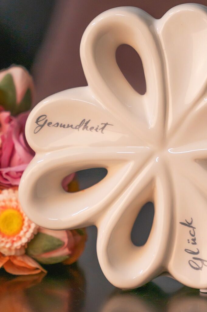 Deko Glücksblatt Alegra 17cm