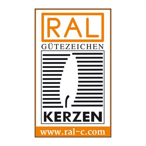 Stabkerzekerze Metallic champagner 25cm Flasche, Werbung