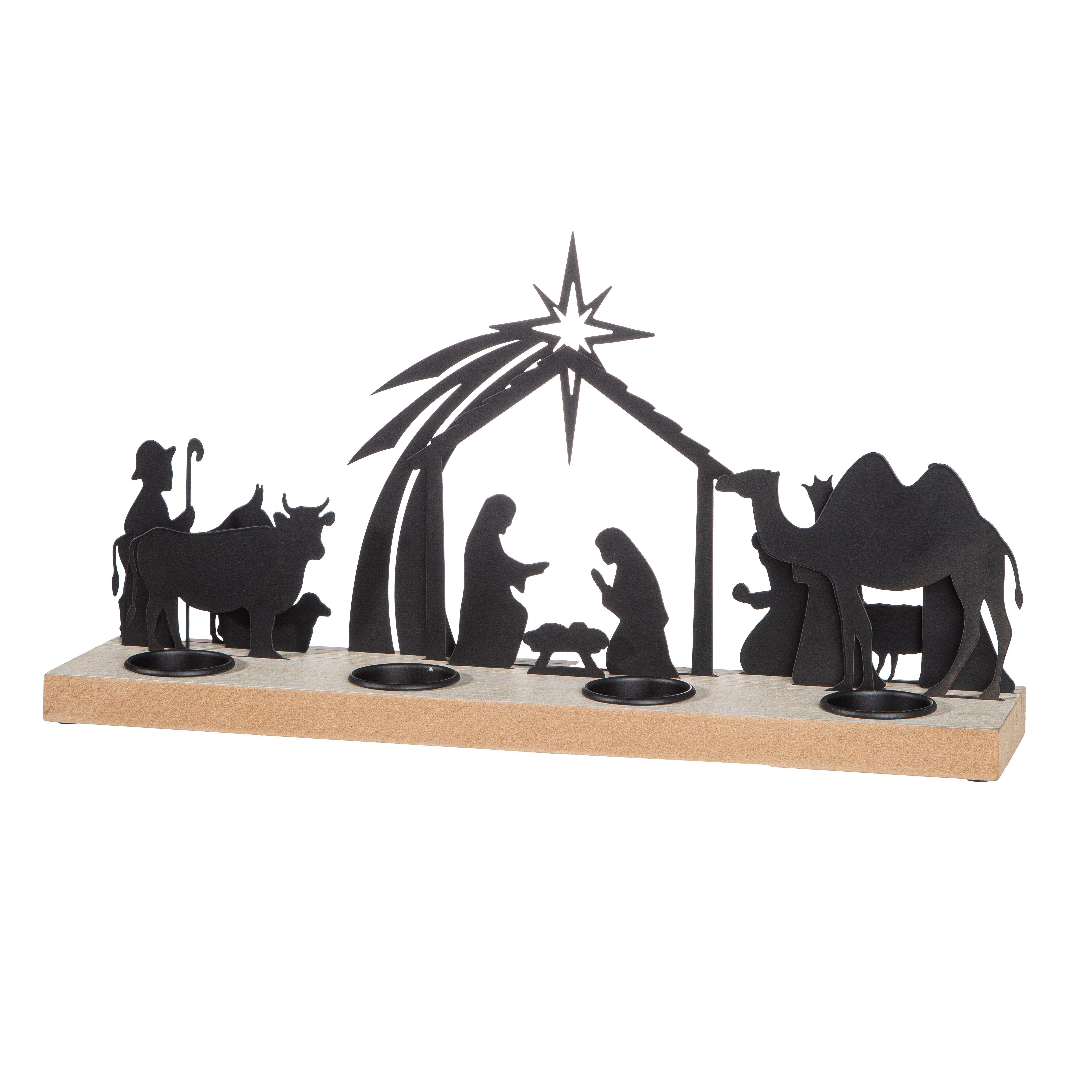 Adventsleuchter Krippe Weihnachtsmotiv Adventsleuchter Krippe Weihnachtsmotiv