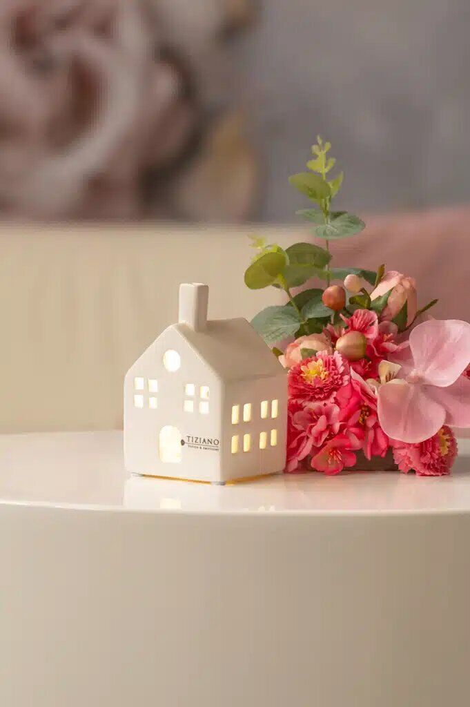 biaza-kreis Haus Biaza Kreis 11cm LED cremeweiß