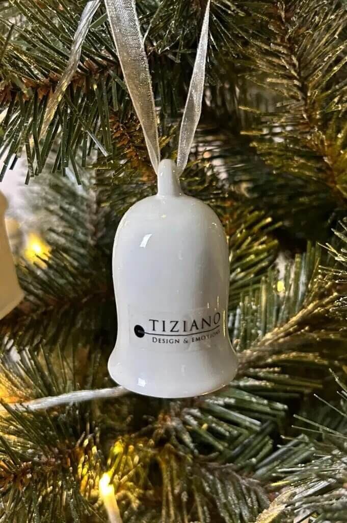 Hänger Glocke Gloria 7cm cremeweiß Hänger Glocke Gloria 7cm cremeweiß