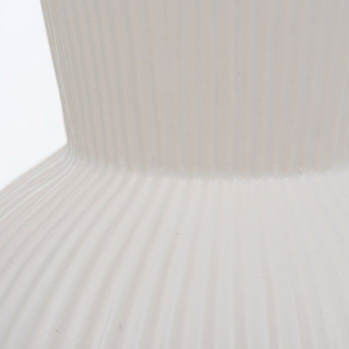 Detailbild-7ZMAtmQ-large Vase Fezya 21cm Keramik weiß