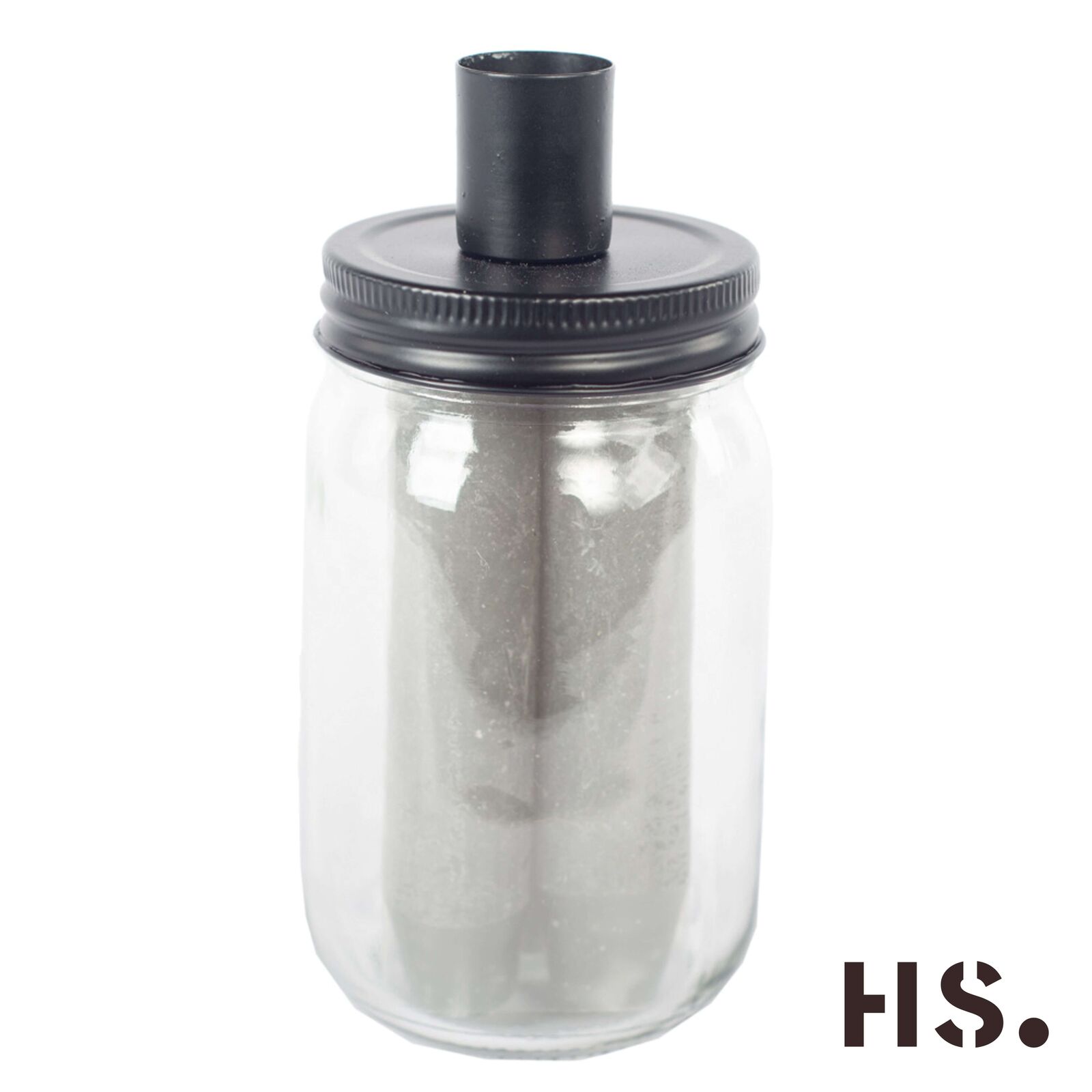 8zUm2A1Q Candle Jar Mason grau