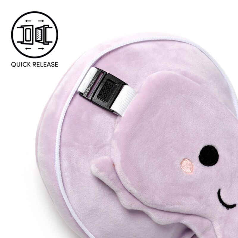 Relaxeazzz Adoramals Oktopus Plüsch Reisekissen & Schlafmaske