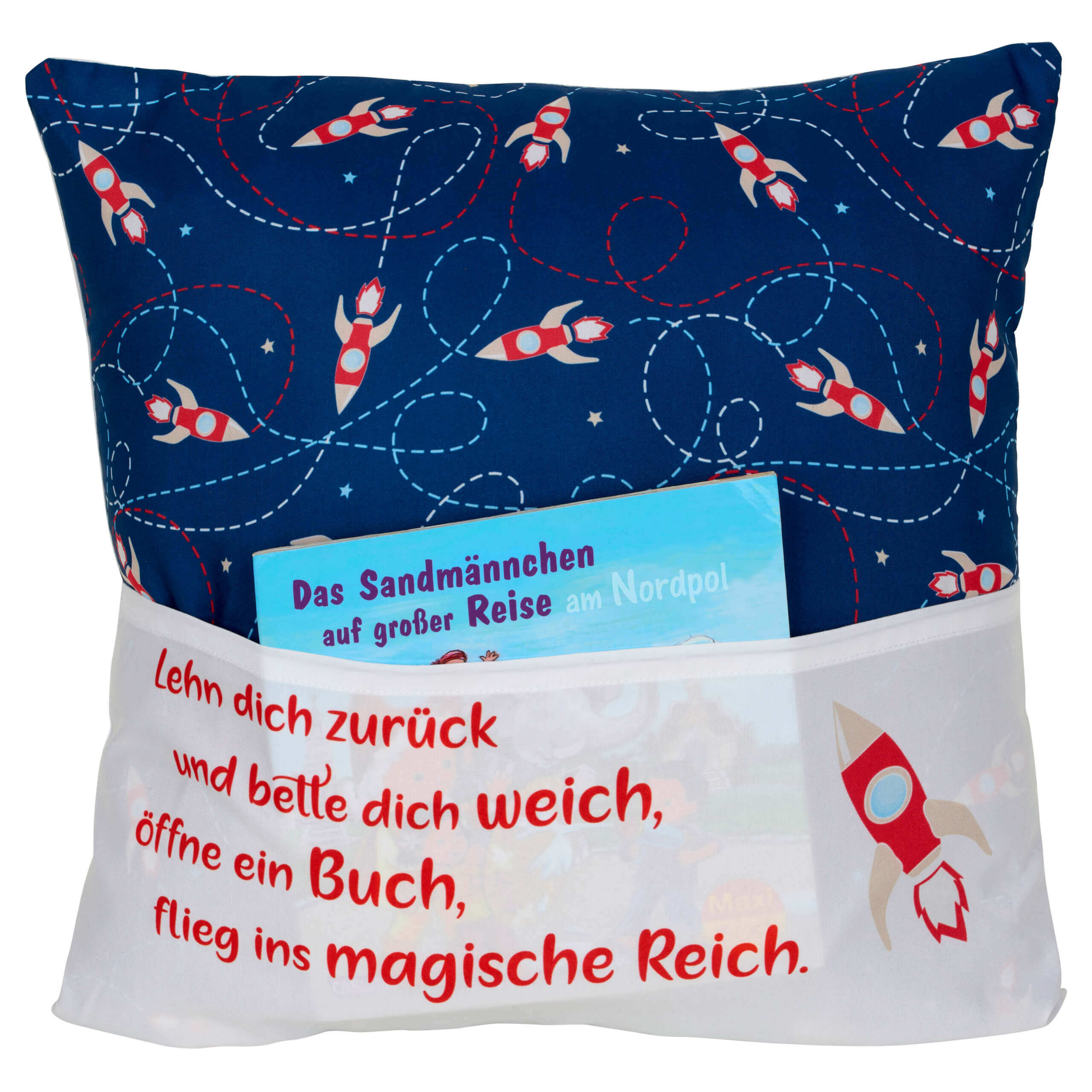 9034_1 Sofahelden Lesekissen Kids Rakete