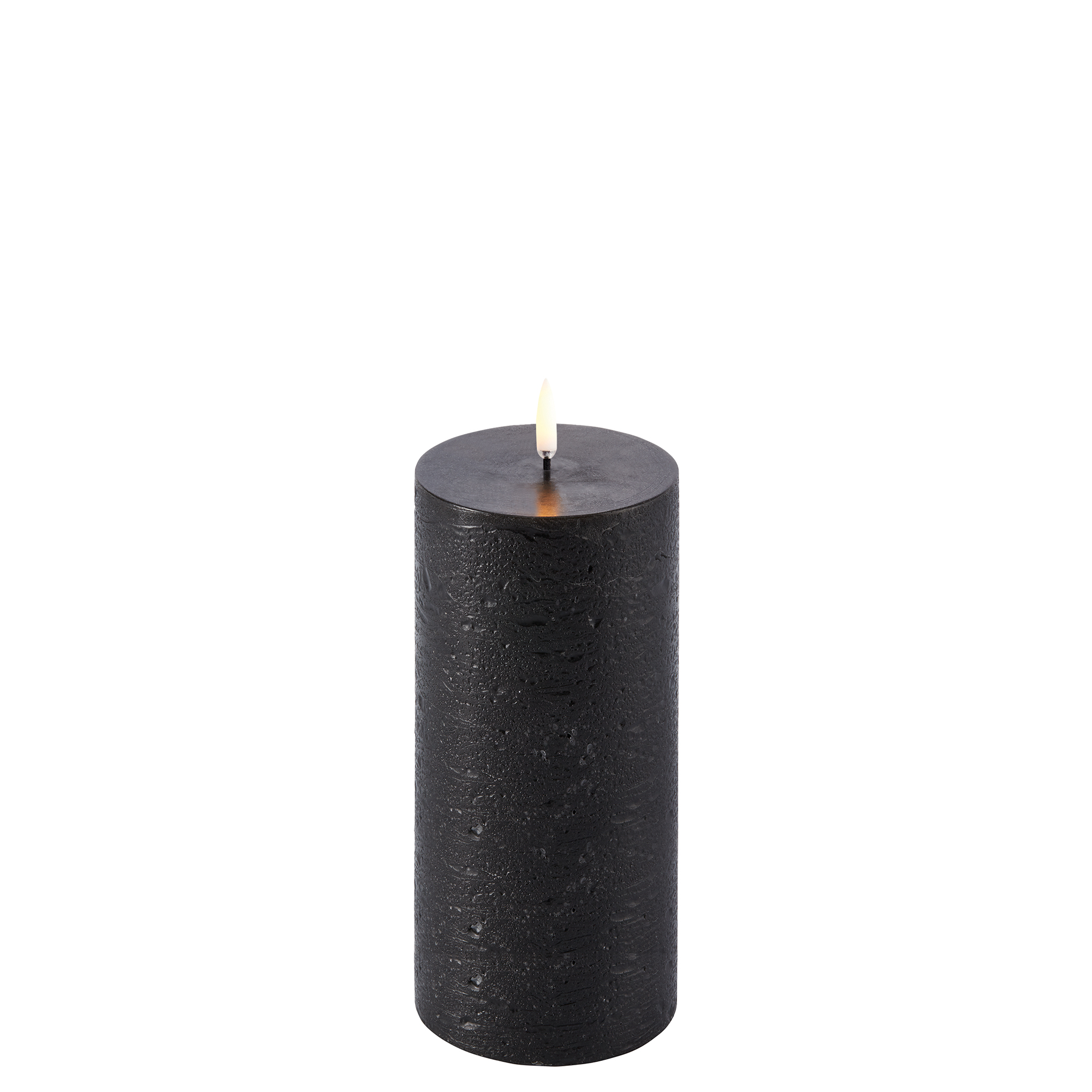 UL-PI-FB-C78015-largeotto Uyuni LED Stumpenkerze 7,8x15cm Forest Black
