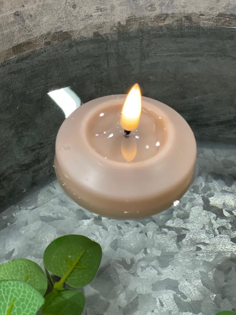 Schwimmendes Maxi Teelicht LED rose