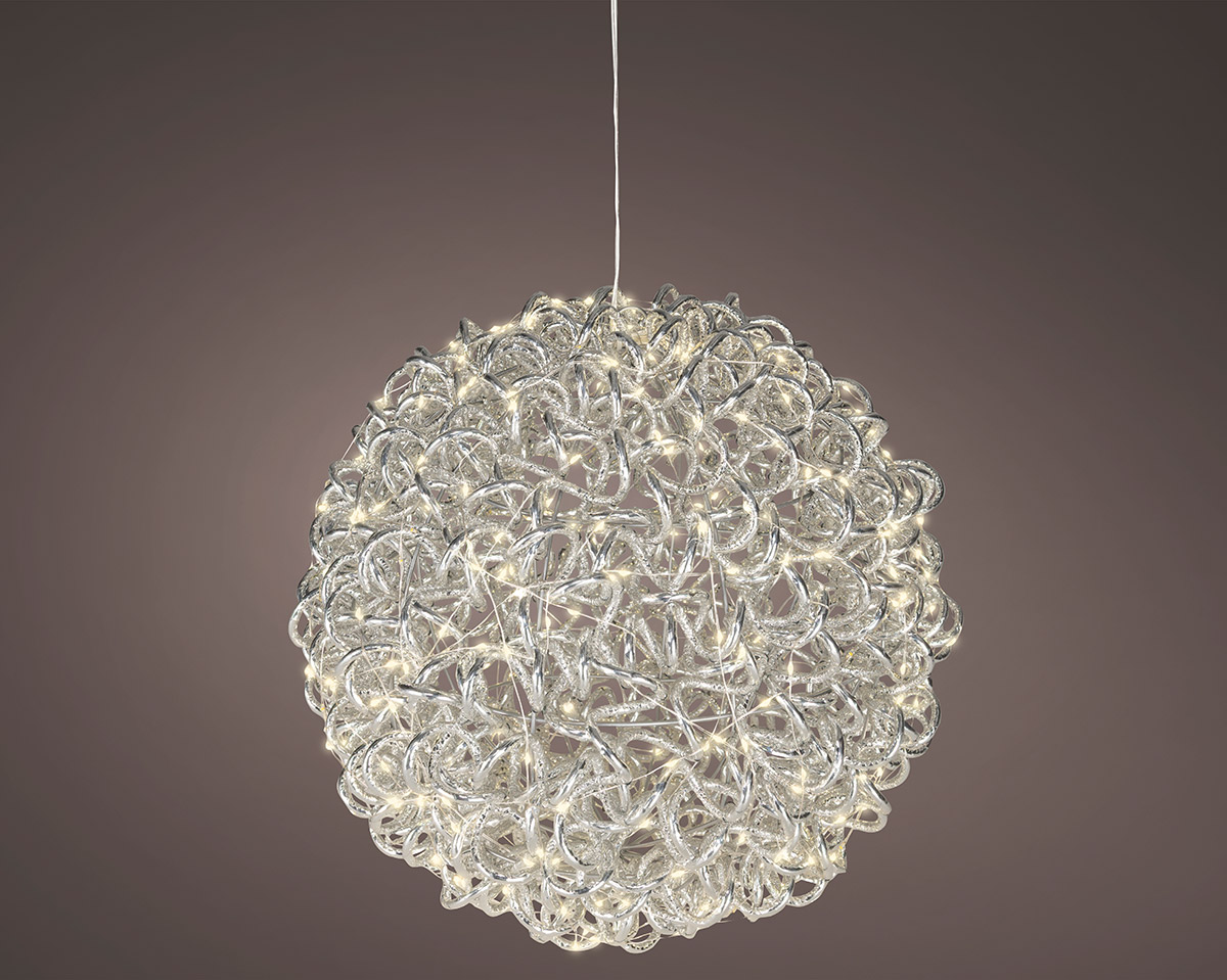 Dekoobjekt Hänger LED Ball Lux 35 cm Lichtkugel, Lampenschirm, LED-Lichterkette, Beleuchtung, Dekolicht