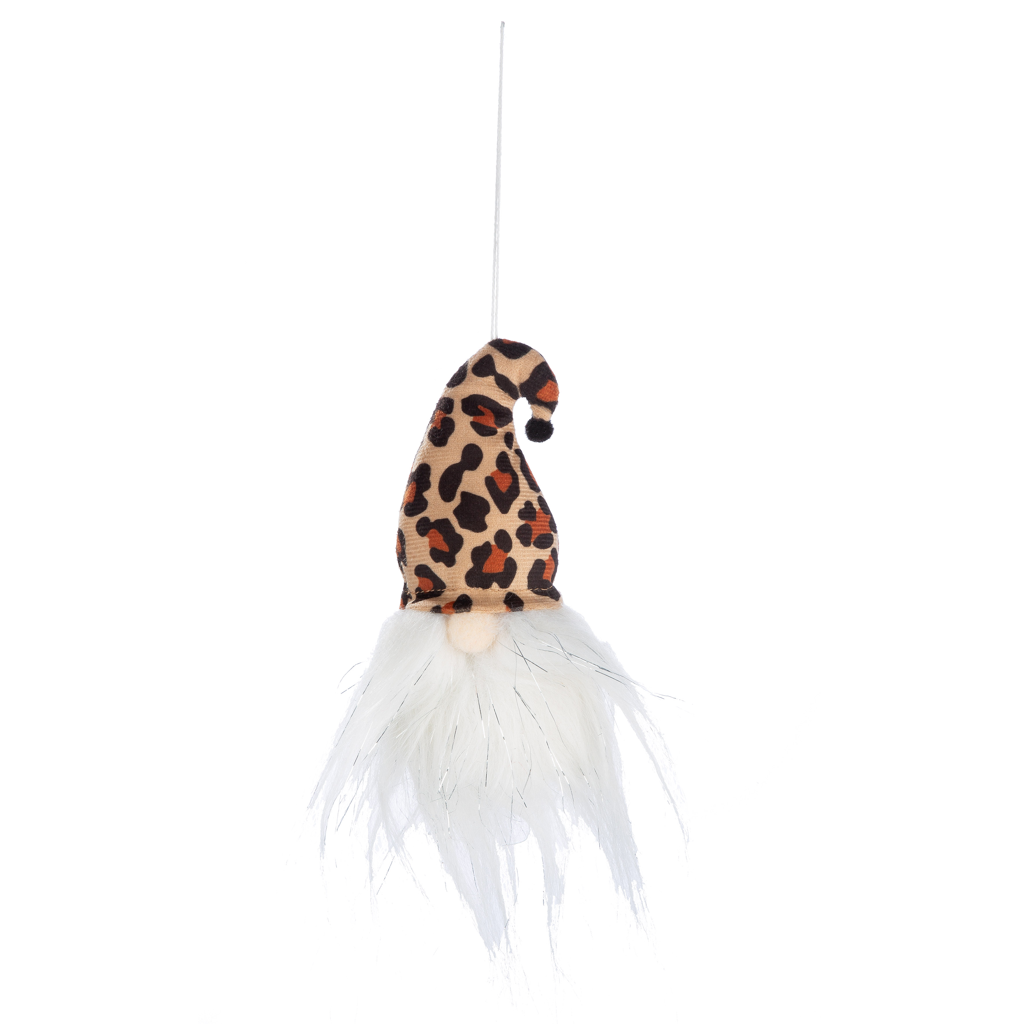 Leoparden-Muster, Elastischer Spitz, Kleiner Ornament, Federn, Hängender Weihnachtsschmuck