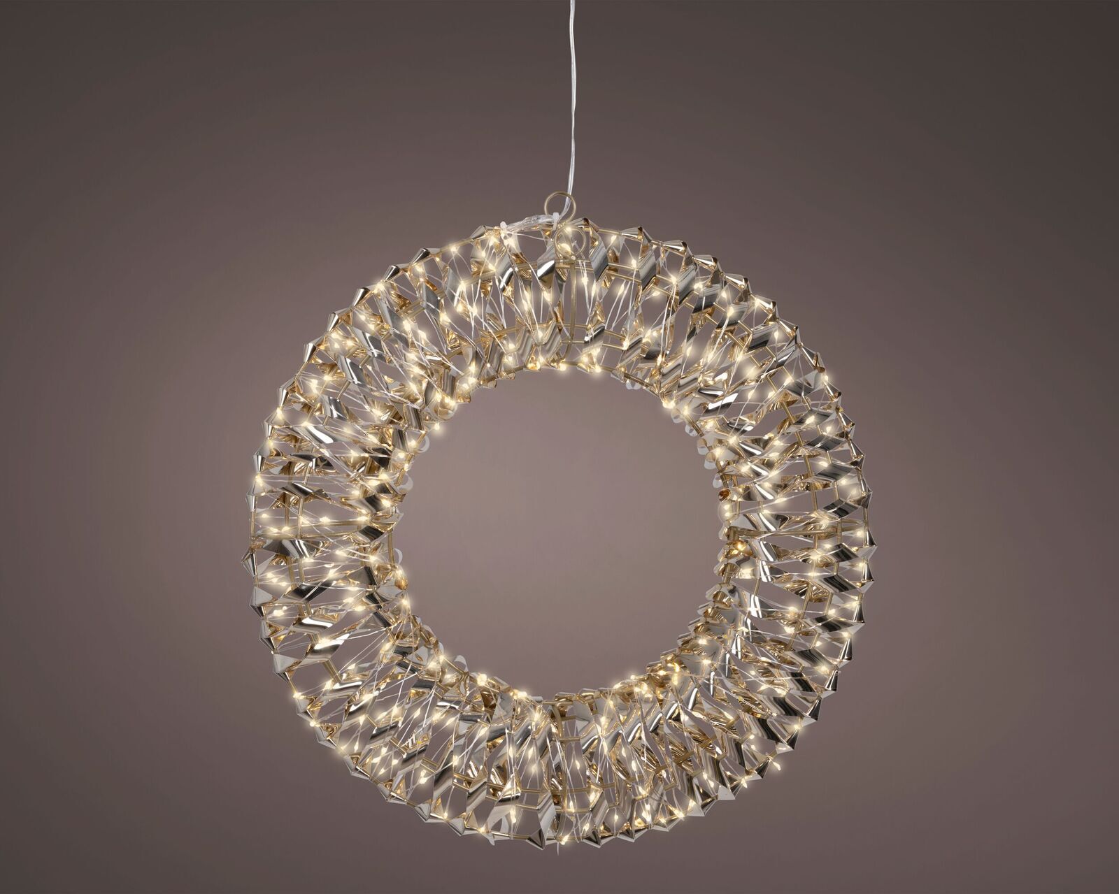 Hängeleuchte Kranz 50cm 600LED Leuchter, Lampe, Zubehör, Halskette, Diamant