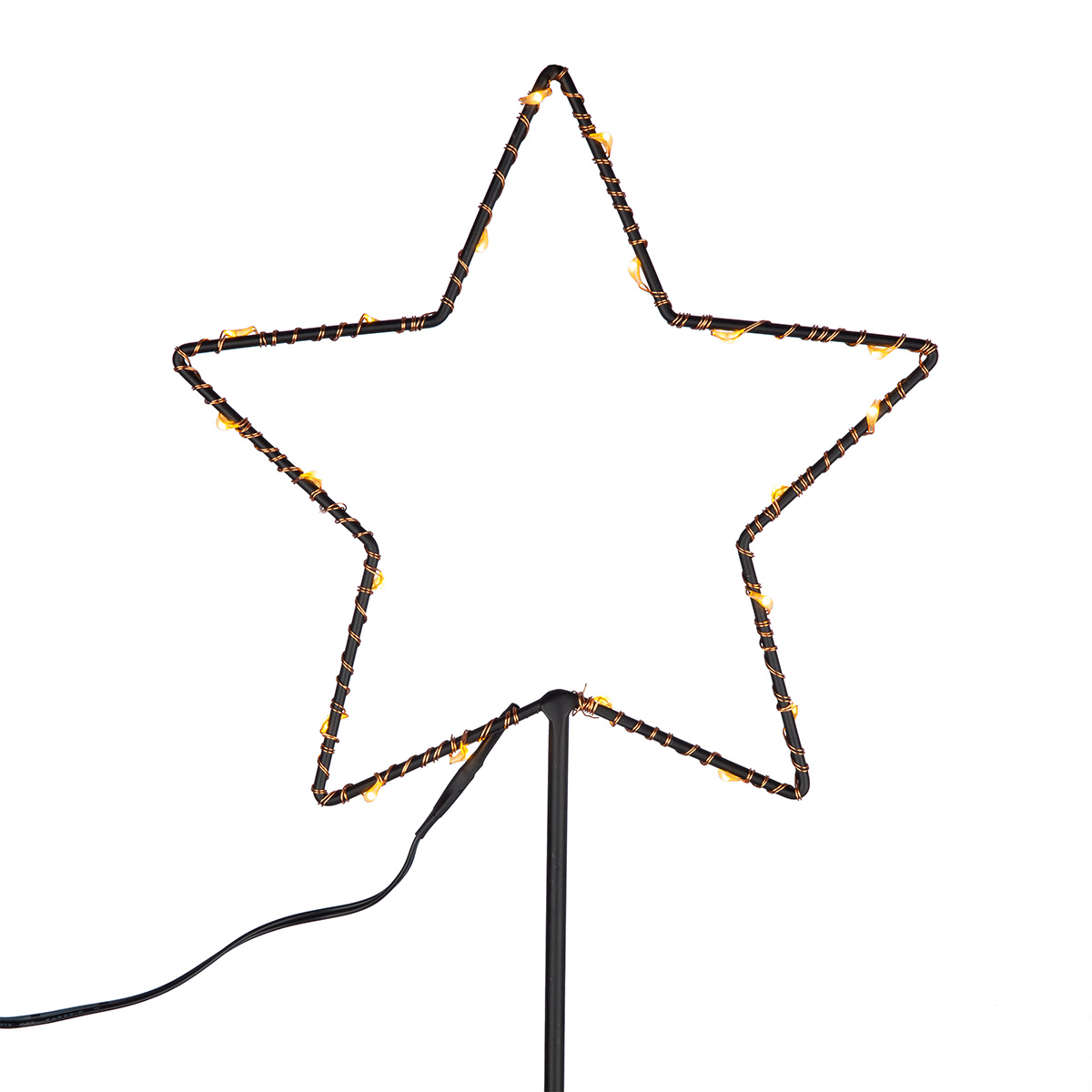 Stern, Lichterkette, Lichter-Stern, Dekoration, Beleuchtung