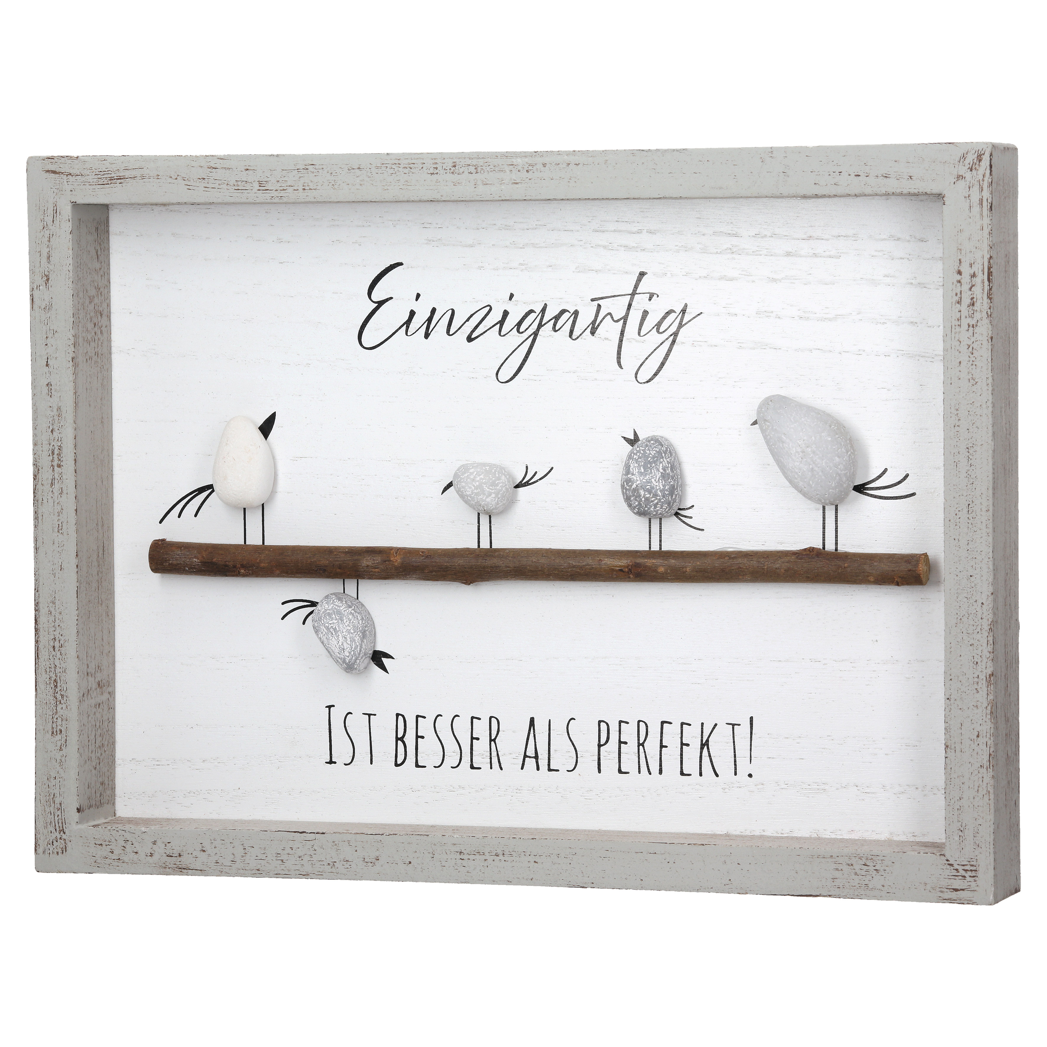 Steinbild Vogelparade - Einzigartig Steinbild Vogelparade - Einzigartig