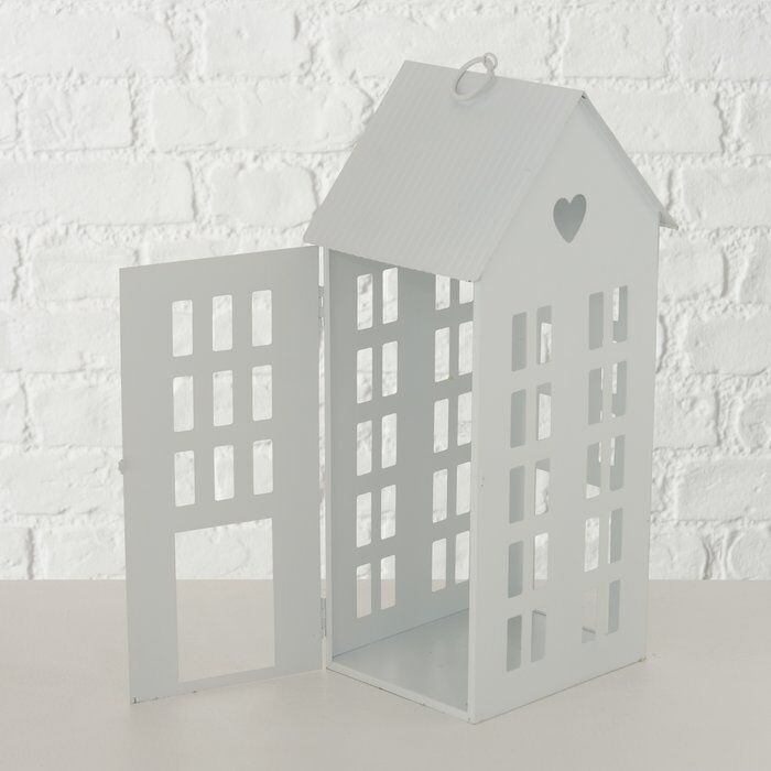 Kerzenlaterne Alamo weiß 35cm