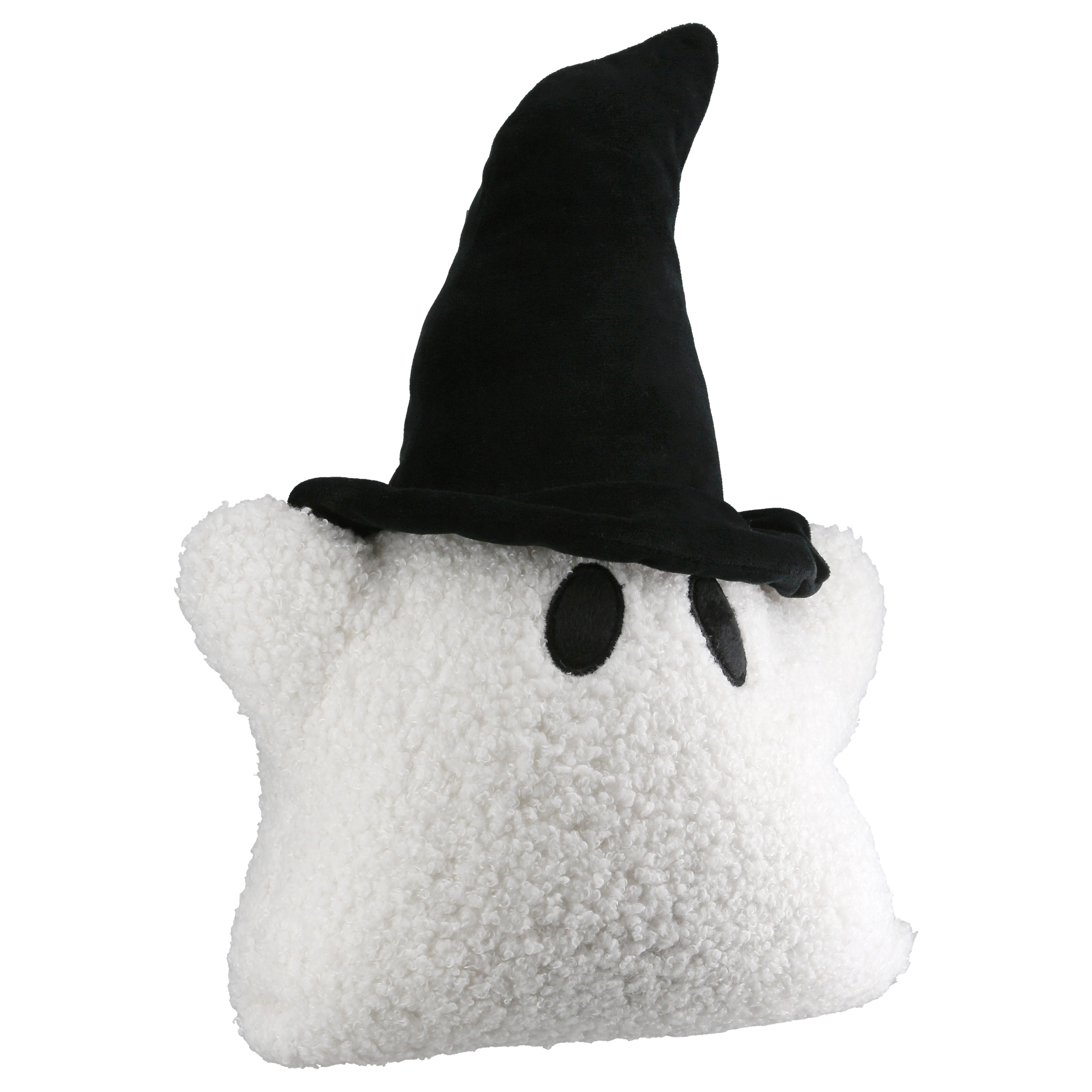 Türstopper Geist Halloween Kissen, Spuk-Kissen, Wächterin Kissen, Samtig, Weiß