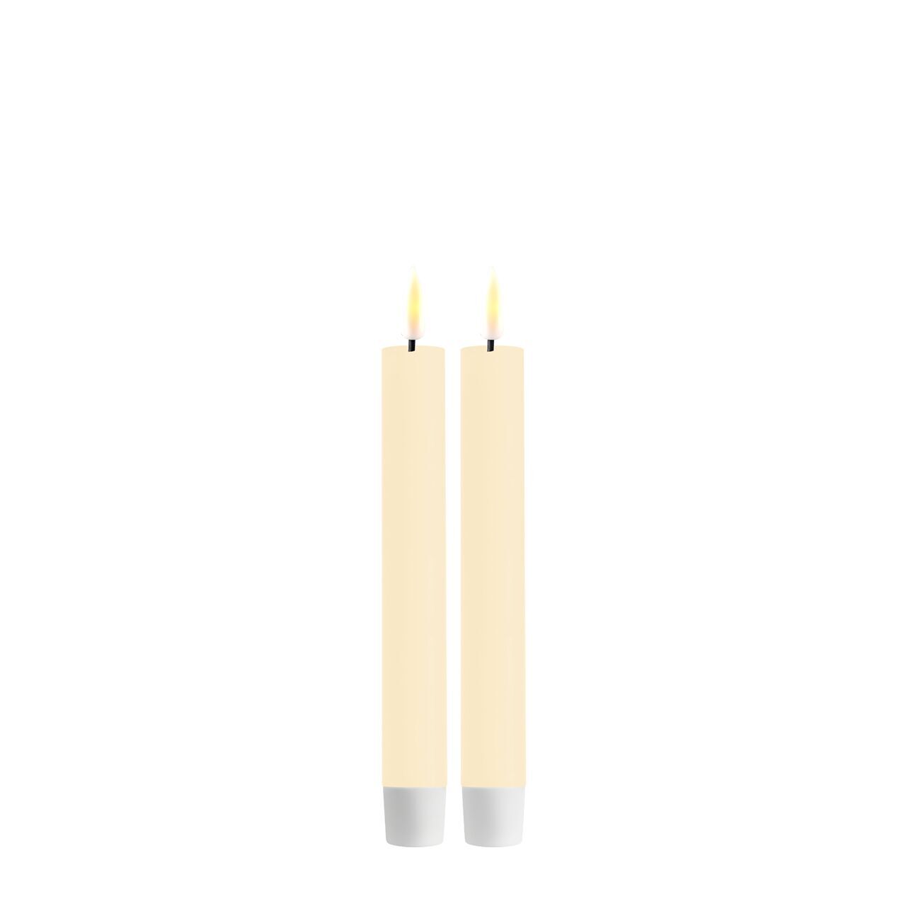 Stabkerze LED 15 cm creme 2 Stück