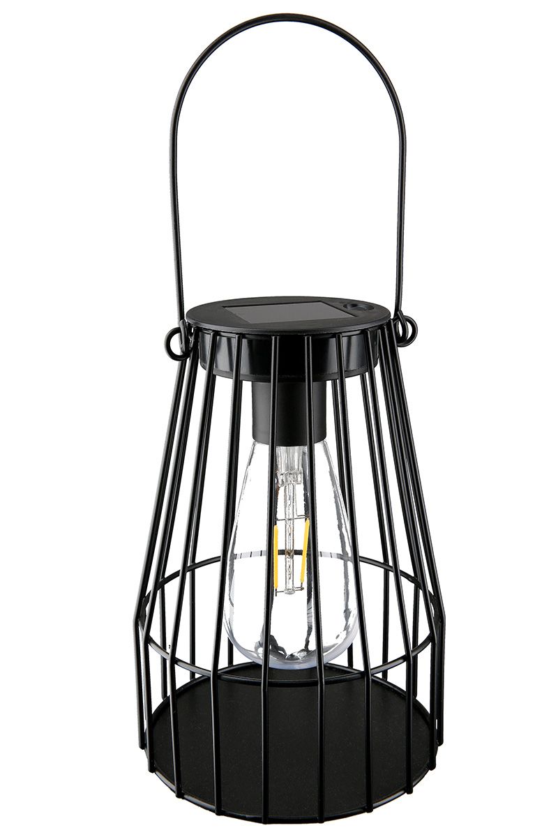 Solarlampe Cage schwarz Variante 1