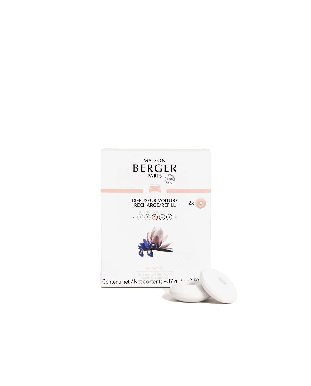 007608_LILIFLORA-RECHARGE-VOITURE_P_1 Liliflora Set 2 Stück Nachfüller Autoduft