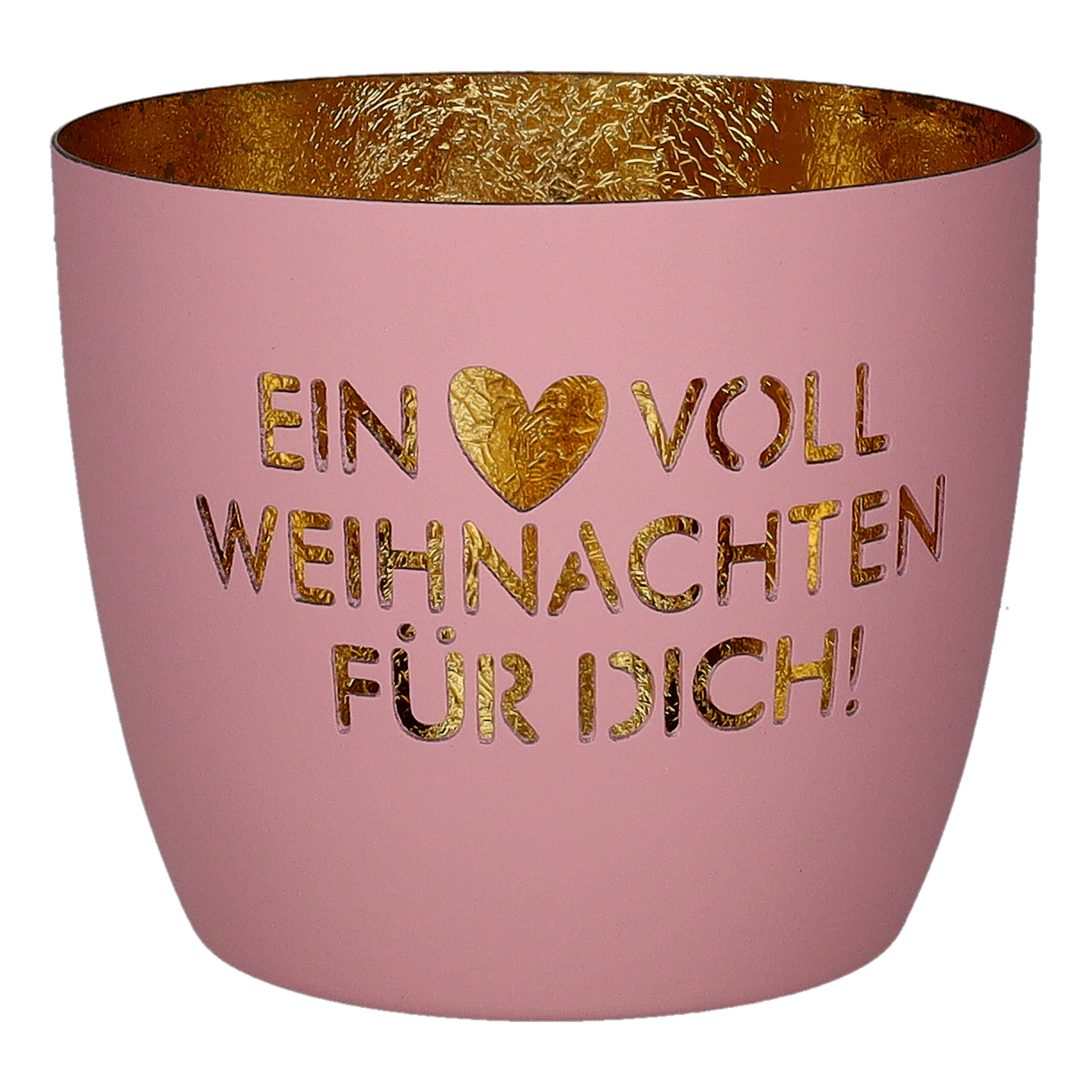 Tassenbecher, Becher, Pink, Goldene Innenbeschichtung, Weihnachtsgeschenk