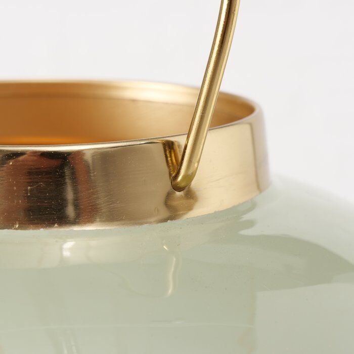 Detailbild-lBP1Upo-large Windlicht Bonelli 19cm grün