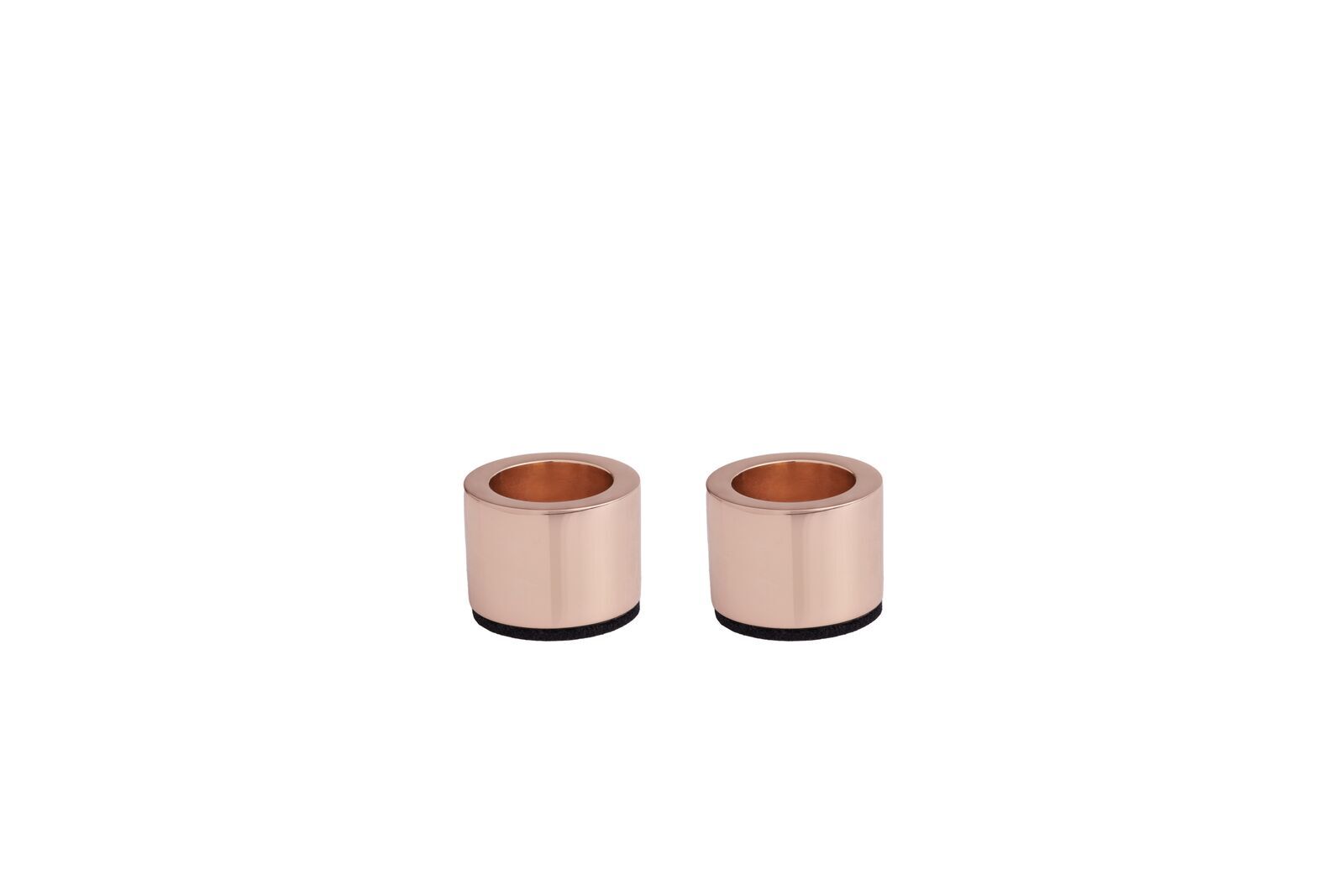 Uyuni Tafelkerzenhalter Light rosè gold 2 Stück