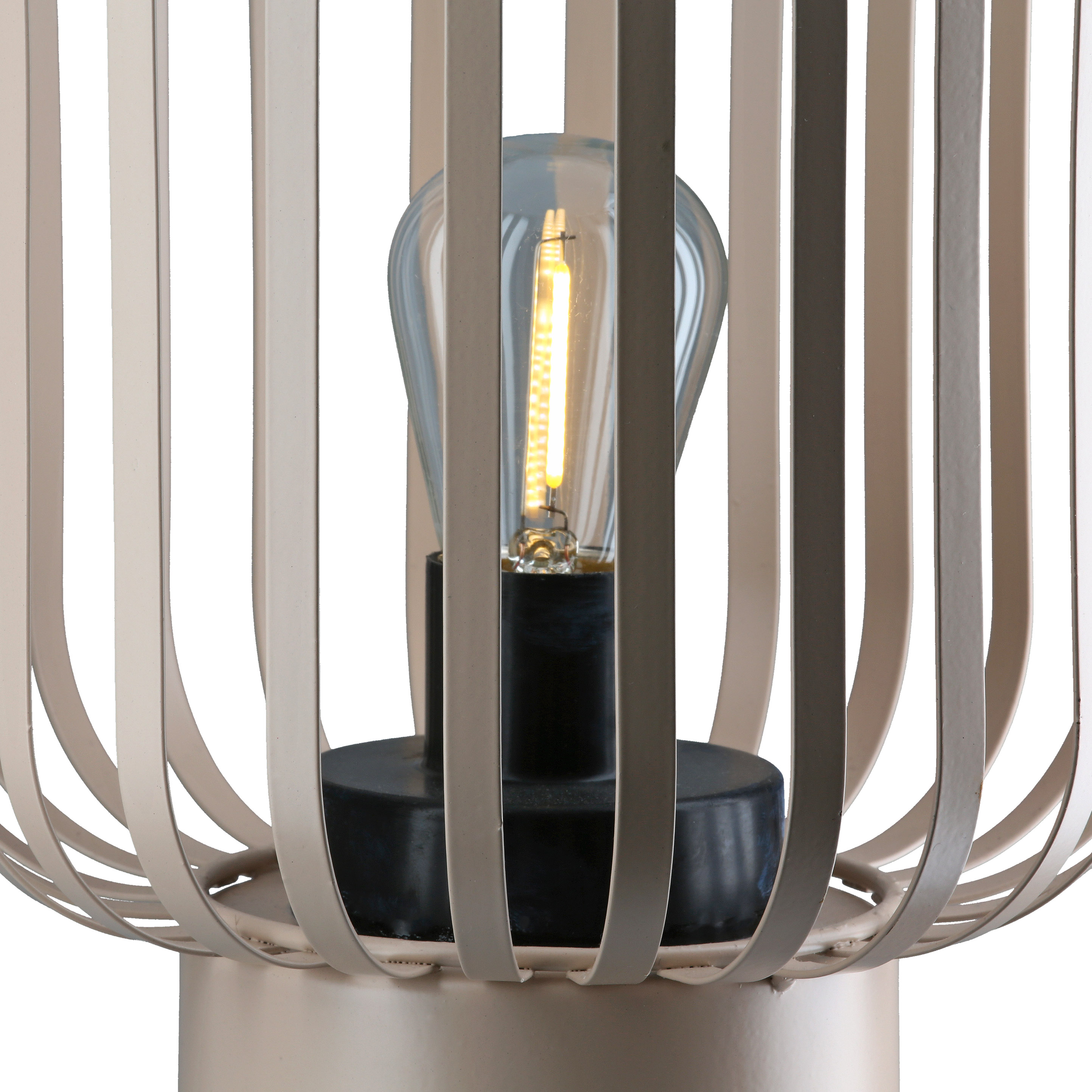 LED Windlicht Pavone beige LED Windlicht Pavone beige