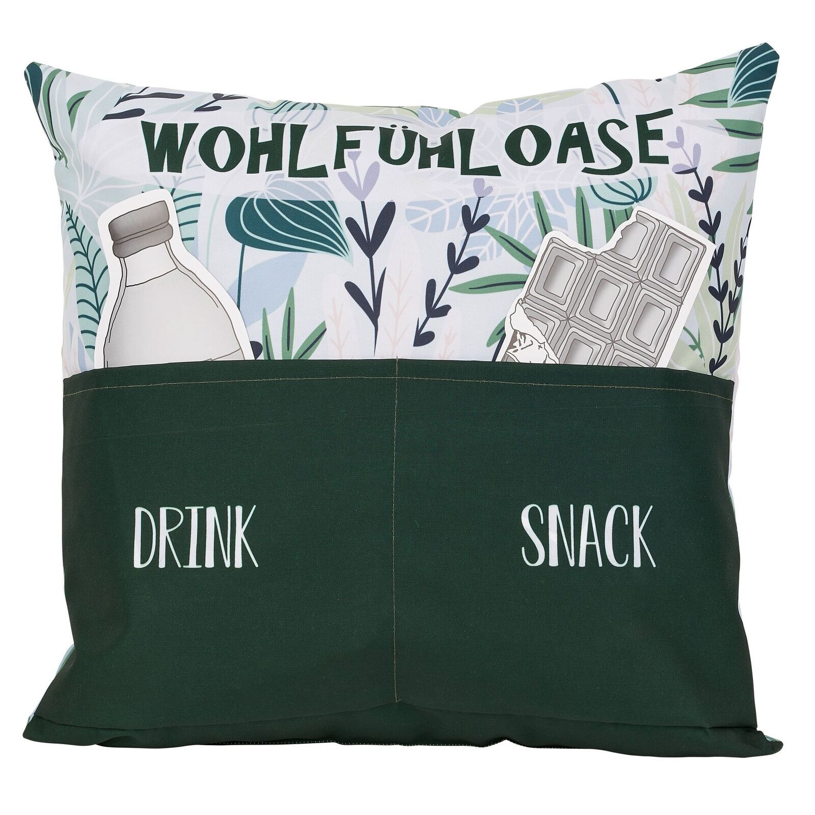 Outdoor Kissen mit Taschen - Wohlfühloase