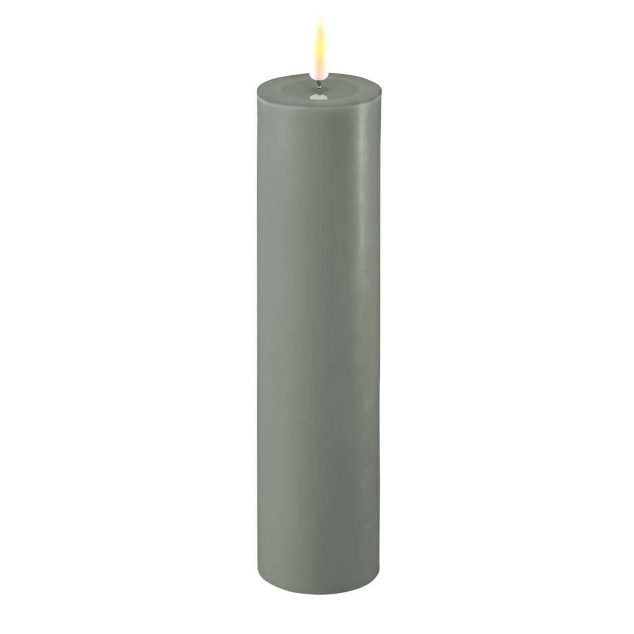 2021-RF-0308 Stumpenkerze LED salbei 5 x 20cm