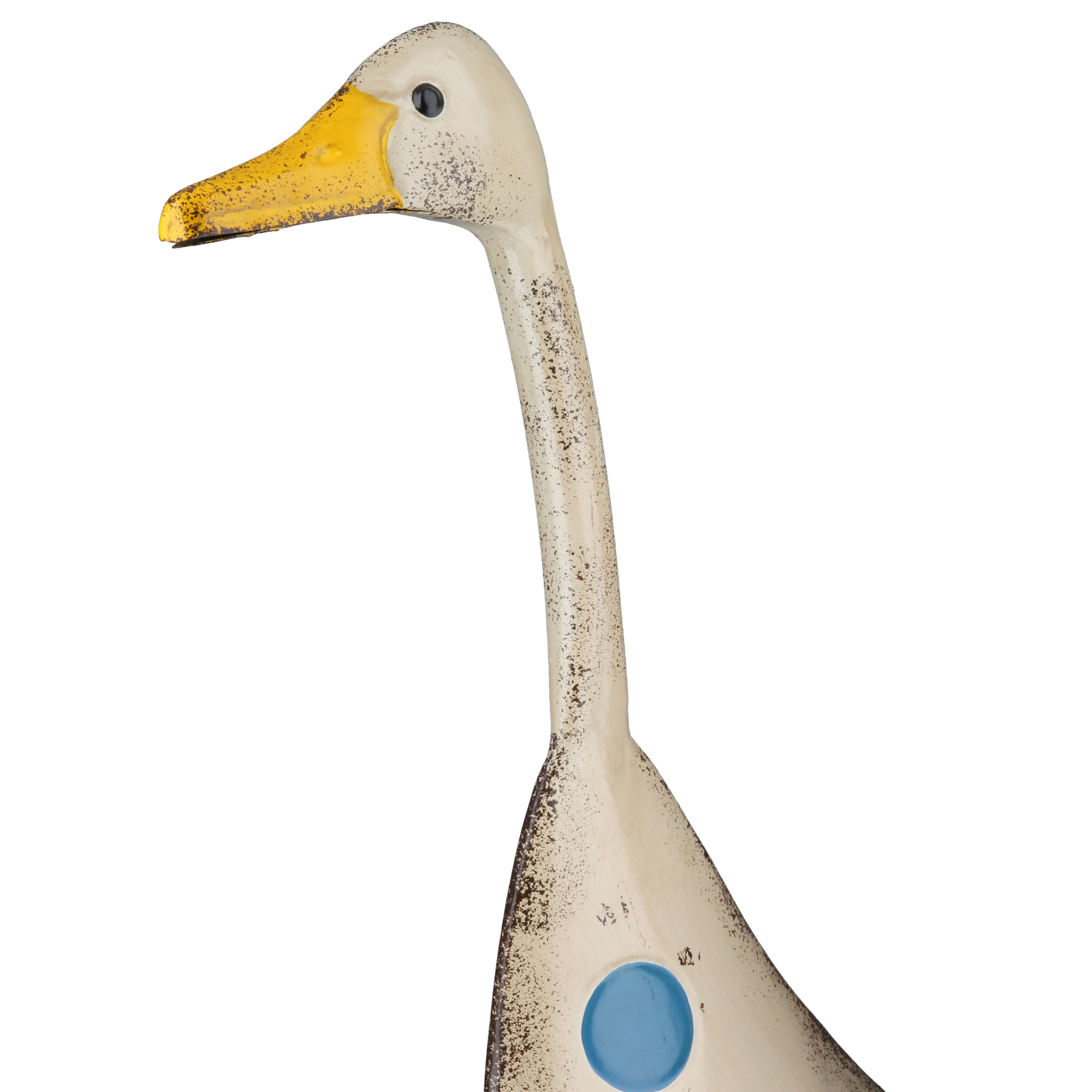 Dekofigur Gans Olav 42cm Metall