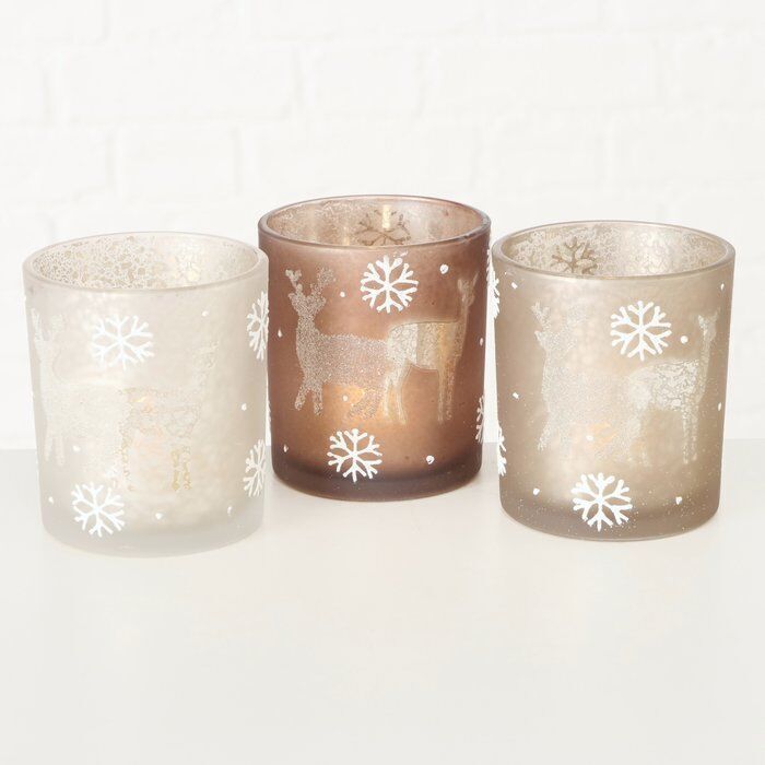 Windlicht Merivo 9cm creme