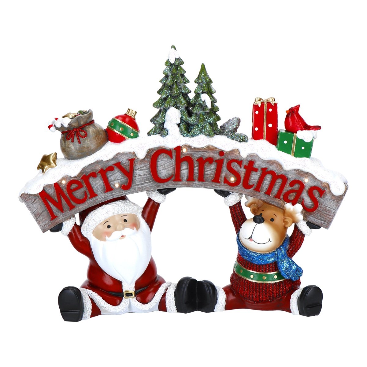 LED Dekofigur Merry Christmas LED Dekofigur Merry Christmas