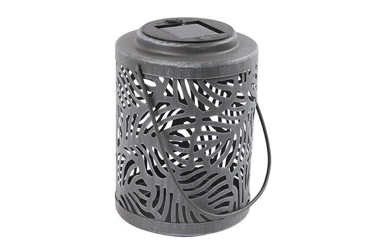 Solar Laterne Daley LED grau