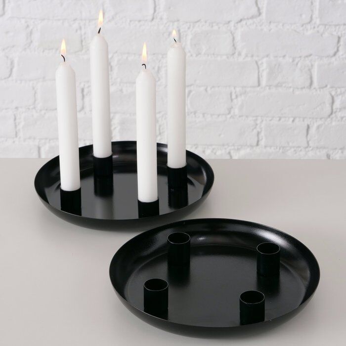 Detailbild-uti8J-1M-large Kerzenleuchter Remius schwarz matt
