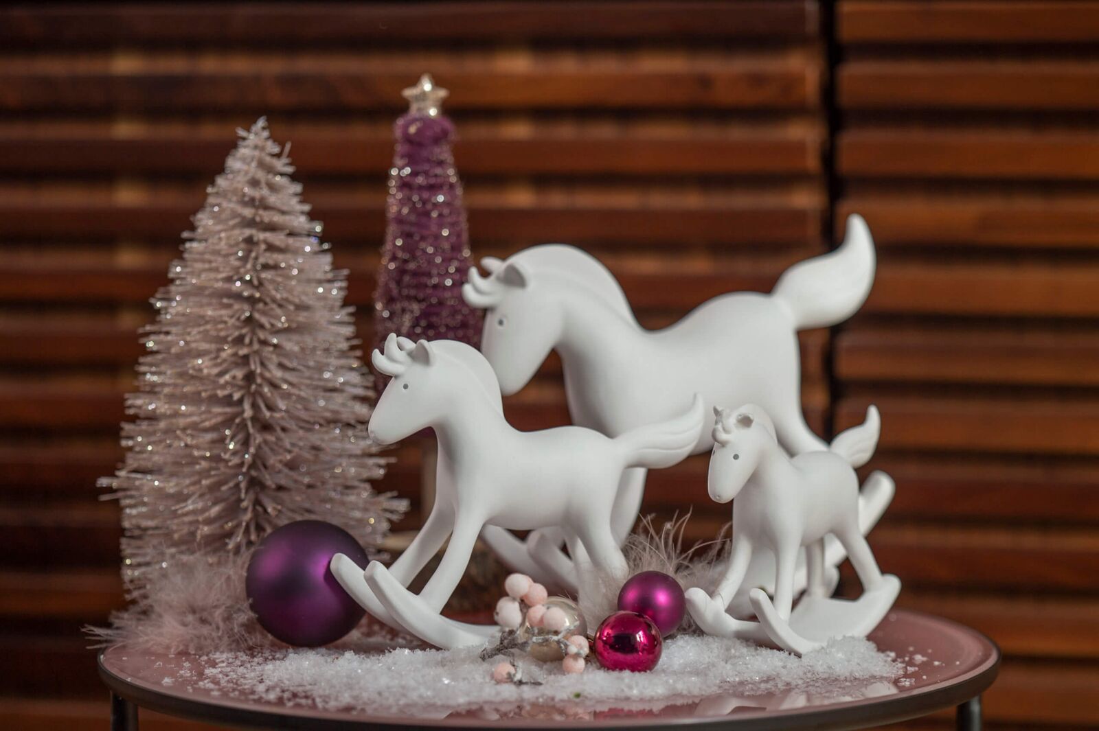 Schaukelpferd Snowflake 18cm
