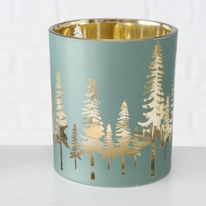 Windlicht Skove 10cm grün Variante 3