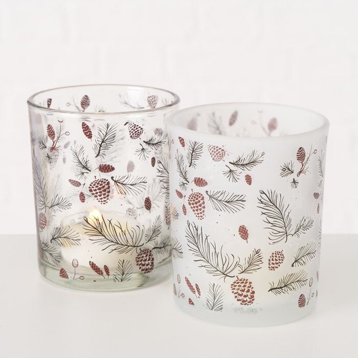 Windlicht Pino 8cm frosted