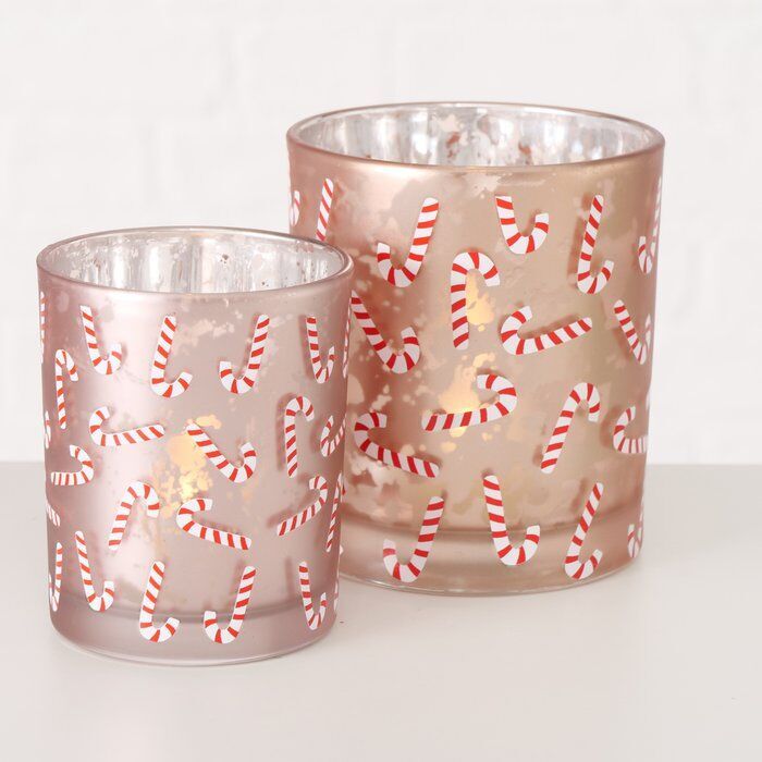 Windlicht Candy 10cm apricot