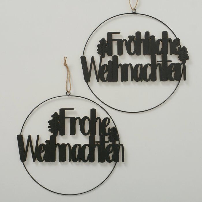 Dekohänger Oslo Fröhliche Weihnachten 38cm